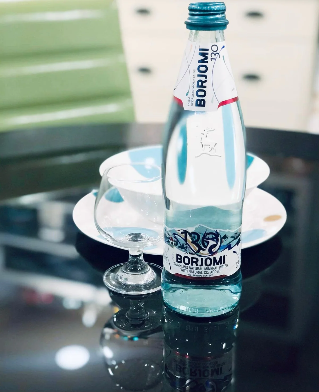 Healing Essence of Borjomi Naturally Sparkling Mineral Bottled Water