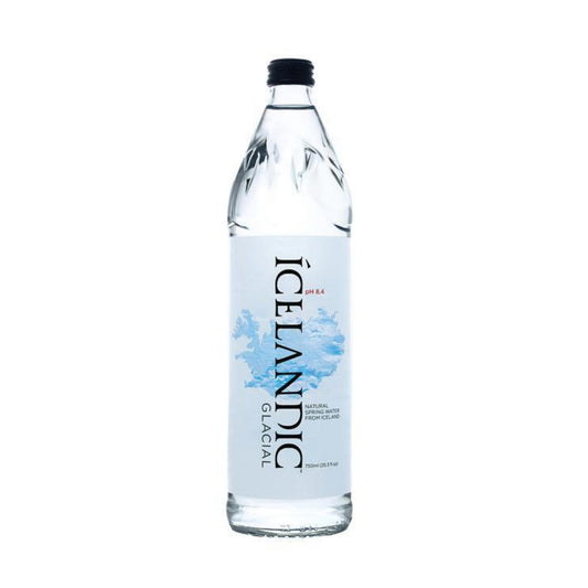 Icelandic Glacial Spring Bottled Water 750ml Glass