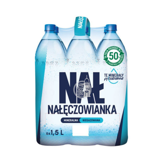 Naleczowianka Woda Mineralna Niegazowana 1.5L 6 Pack